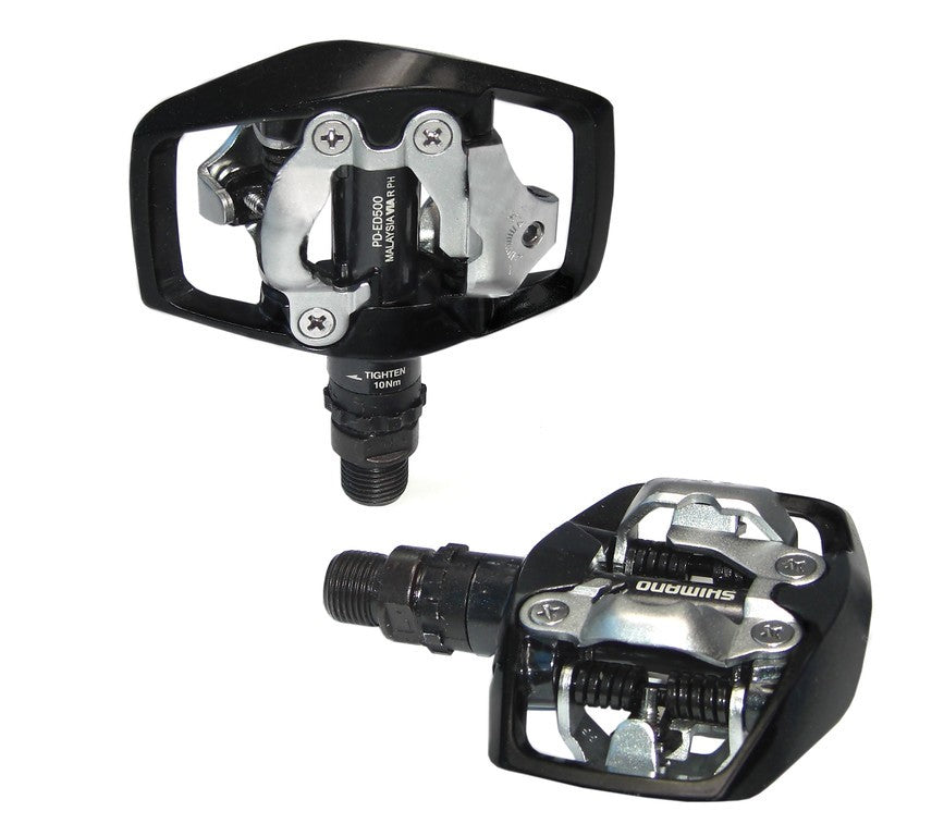 Shimano PDED500 SPD-Pedal, schwarz, 9/16", doppelseitig