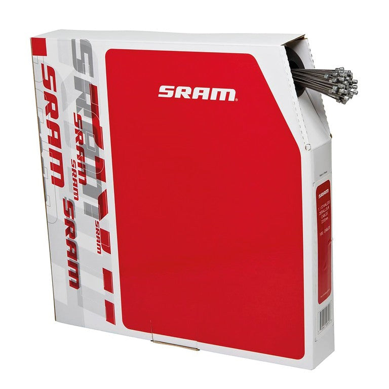 Kit de cables SRAM TwistLoc negro, 3 mm, acero inoxidable pulido