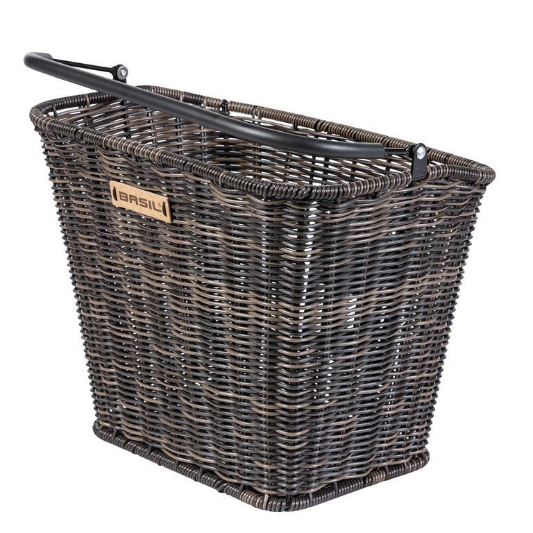 Cestino RA Basil Bremen Rattan Look KF 27x35,5x29cm, marr, ma. larghe, rattan
