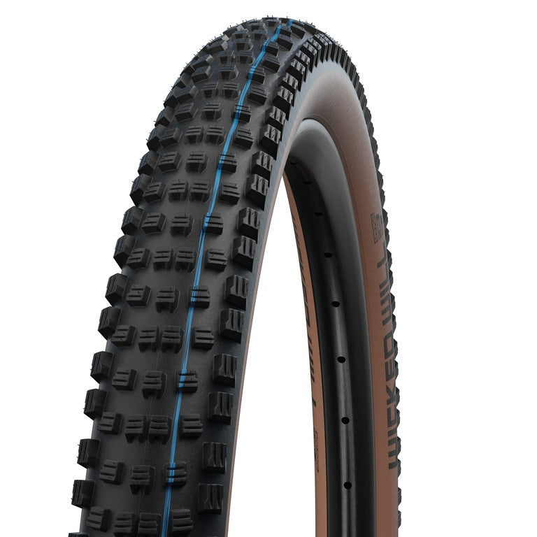 SCHWALBE WICKED WILL Evo TLE 27.5x2.40 (62 - 584) black / brown E-50 ADDIX SpeedGrip