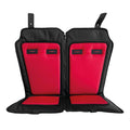 Cuscino Carqon con cerniera nero/rosso,per 2, per Classic/Cruise