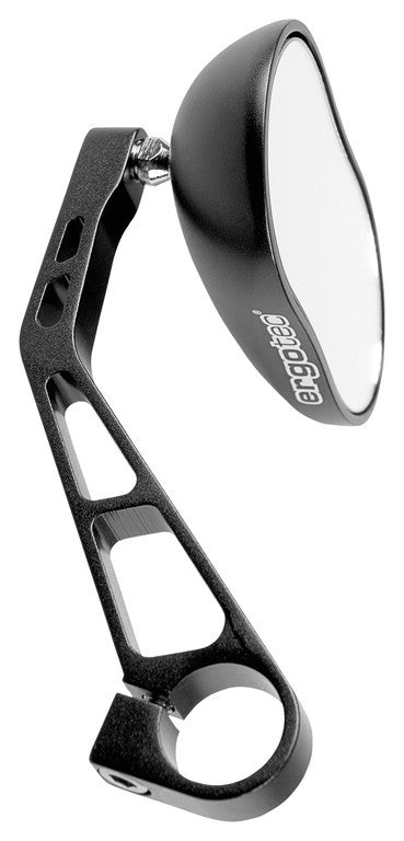 Specchio per bici Ergotec M 88 montaggio a sx e dx, nero, all