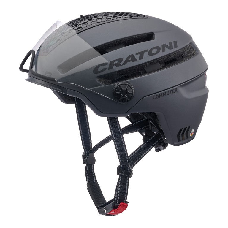Casco bici Cratoni Commuter gr scuro opaco, t. M/L (58-61cm)