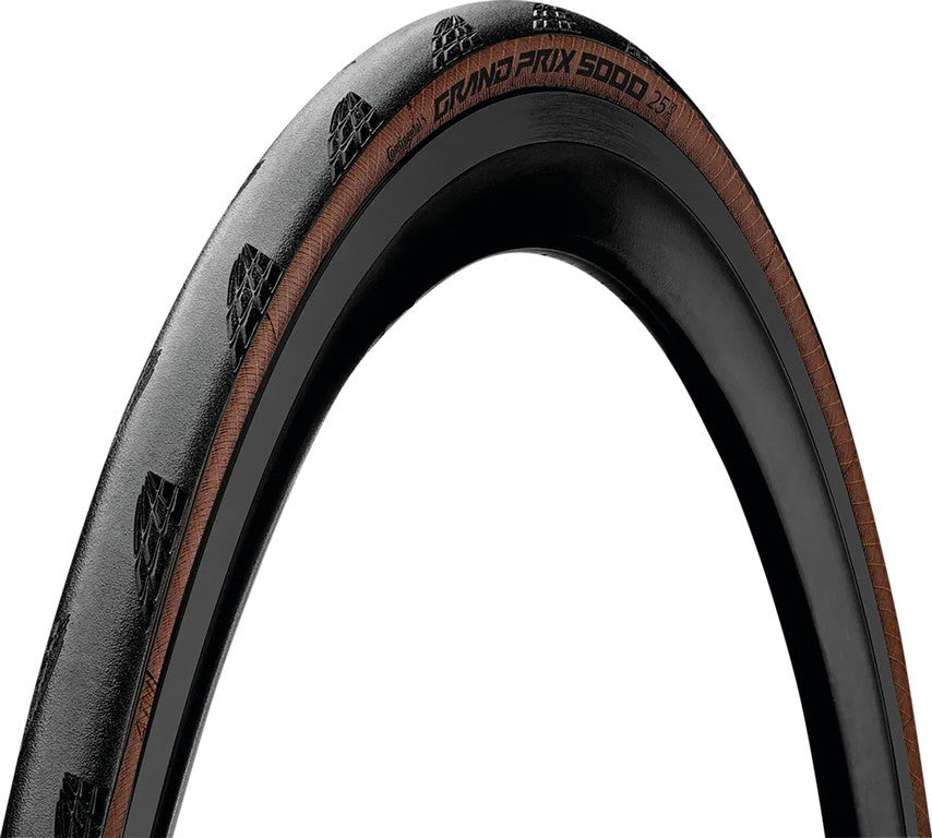 CONTINENTAL Copertone Grand Prix 5000 pieg. 28" 700x25C 25-622 nero/trasparente Skin
