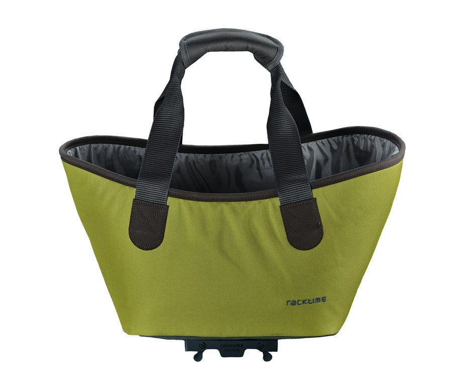 Bolsa de compras Racktime Agnetha, color verde lima, 34 x 25,5 x 37 cm, 15 l, 610 g