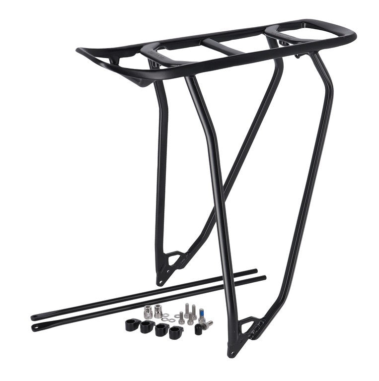 Portaequipajes Racktime Boostit 2.0, negro, 29", aluminio, aprox. 720 g