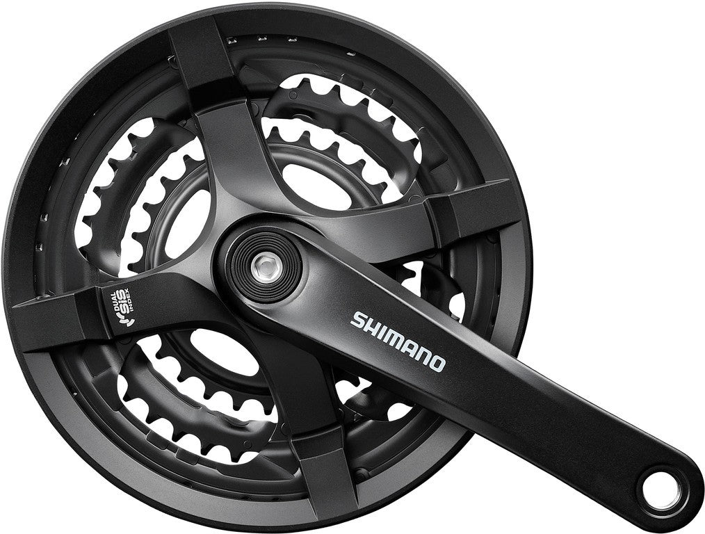 Juego de bielas Shimano FC-TY501 6/7/8v., 28/38/48t., 170mm, nr, c.paracat