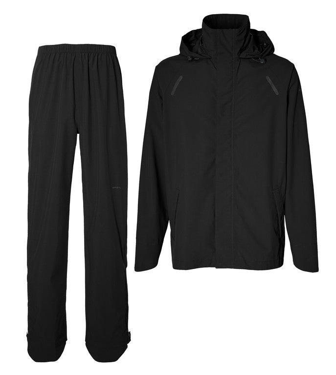Traje de lluvia Basil Hoga, negro azabache, talla XXL, unisex