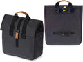 Bolsa de compra Basil Urban Dry color carbón, 33,5 x 16 x 48 cm, 25 l, impermeable