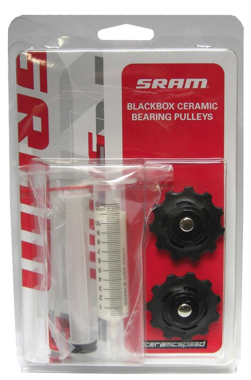 Pulegge BlackBox SRAM AeroGlide Road con cuscinetti cer.