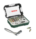 Set di mini cacciaviti cricchetti BOSCH 26 pezzi, 19 punte