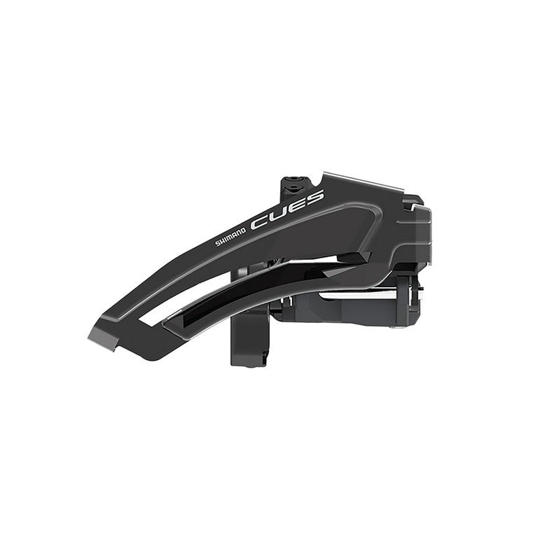 Cambio delantero Shimano Cues FD-U8010-L Top-Swing, 34,9 mm, 63-68°, 2x10/11 velocidades.