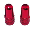 Tappi valvola per VP rosso, alluminio, 2 pezzi