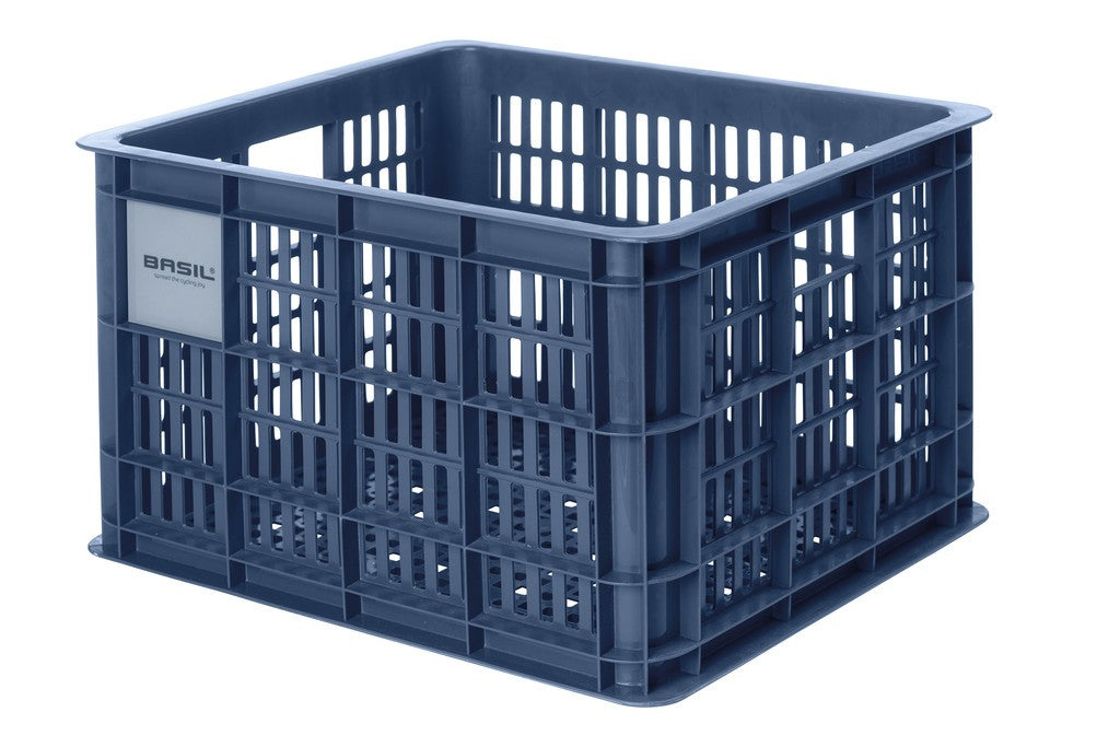 Cassa per bici Basil Crate M 33x44x25cm, bluestone, plast., 29,5l