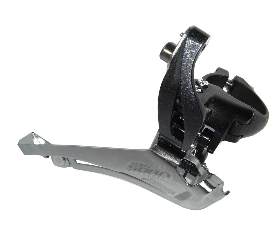 Deragliatore ant. Shimano Sora FD-R3000 DownPull, 34,9mm,61-66°, 2x9vel., nr