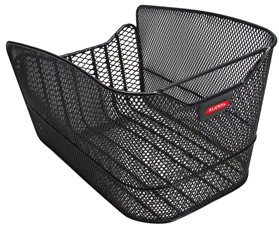 Cestino posteriore Citymax Fix 23x22,5x36cm, nero, a maglie strette