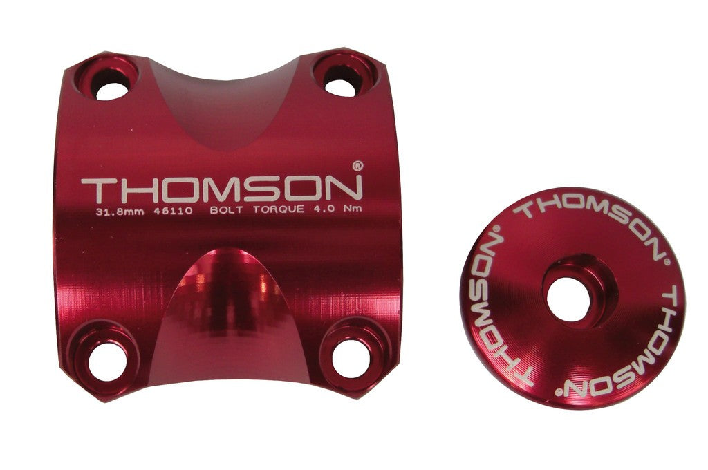 Kit de abrazadera de manillar Thomson Red, 31,8, Elite X4 MTB