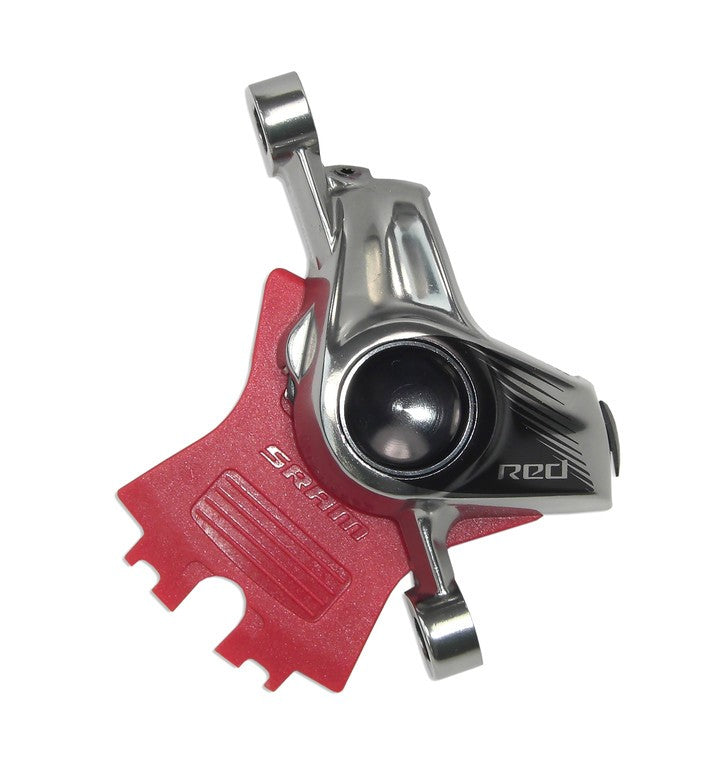 Pinza de freno Sram Red eTap HRD de 2 pistones, PM, plateada, RP, con pastillas