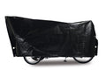 Funda para bicicleta Cargo Bike VK, 120 x 295 cm, color negro, con 2 ojales grandes