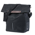 Bolso de mano Basil City negro, 13 x 29 x 31 cm, 14-16 l, con gancho
