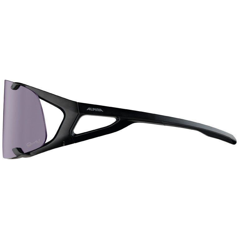 Alpina Hawkeye Q-Lite V Sportbrille Nr. op, lila Q-Lite V Gläser, Kat. 1-3