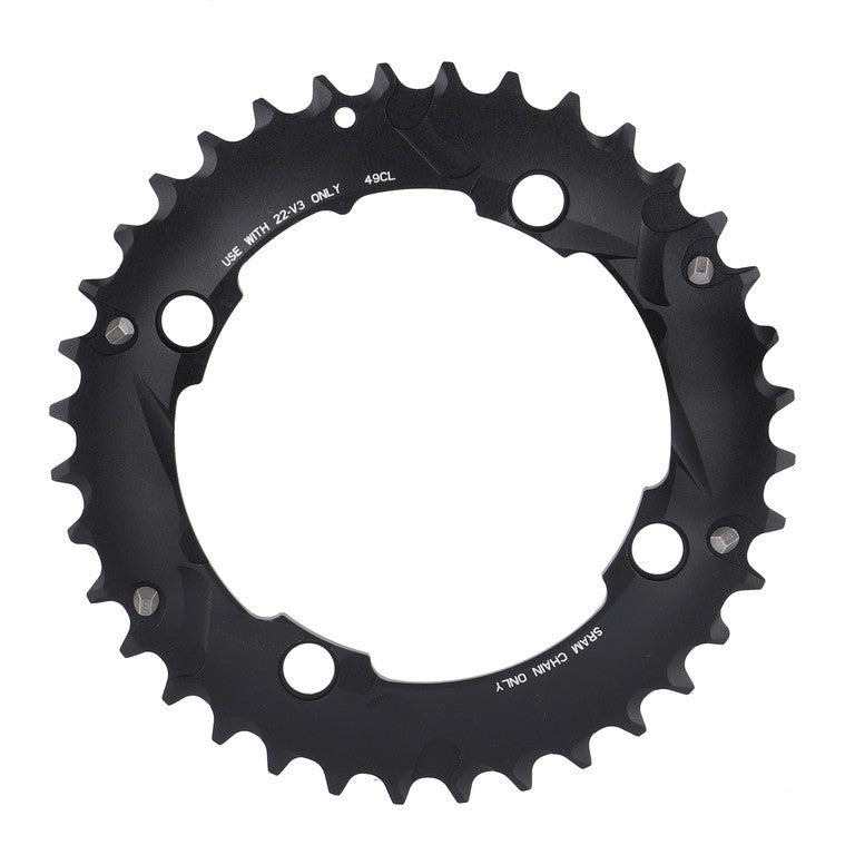 Plato MTB 36T S1 104bcd línea de cadena AL5, Blast Black, 2x10 Sin Pin