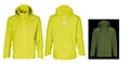 Giacca antipioggia Basil Skane HiVis neon yellow, t. XXXL, uomo