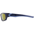 Alpina Flexxy Teen Sonnenbrille, lila/blaues Gestell, rosa Gläser, Kat. 3