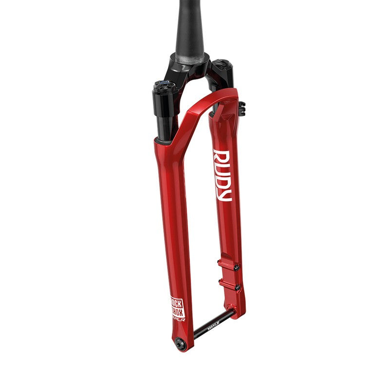 Horquilla Adm. RockSh. Rudy Ultimate RaceDay2 700c, 12x100 mm, 40 mm, desplazamiento 51, SA, vidrio negro