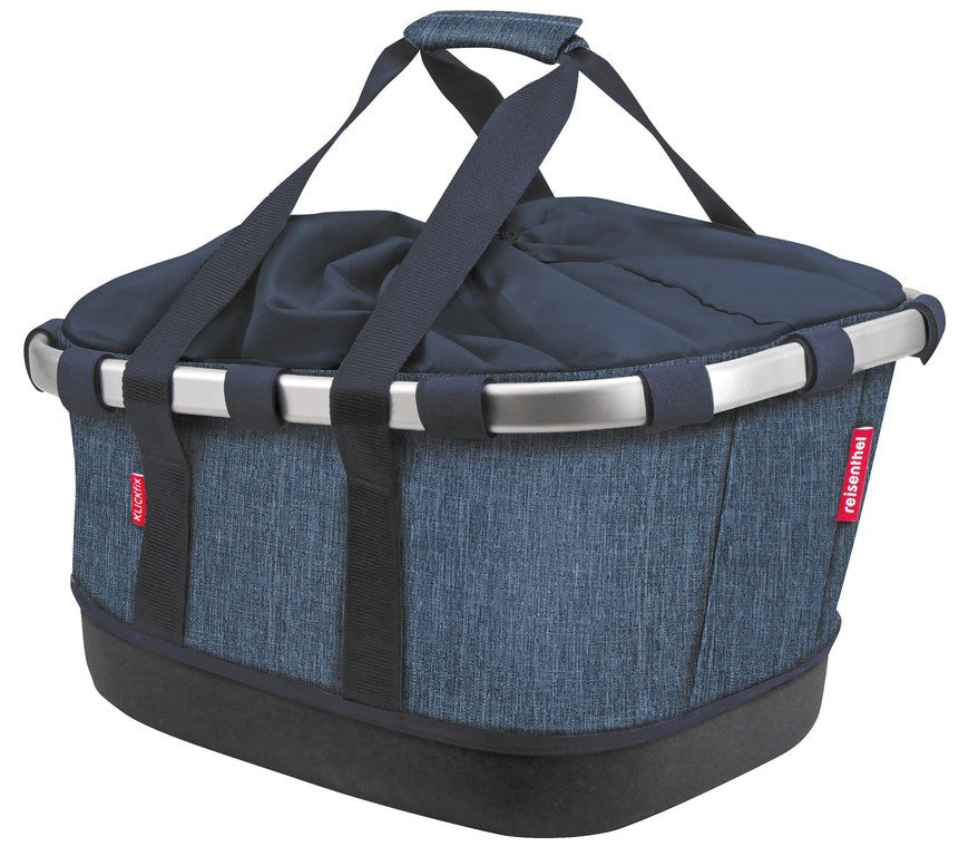 Borsa City KLICKfix Bikebasket GT twist blue,33x42x27cm,21l,1077g,UniKli