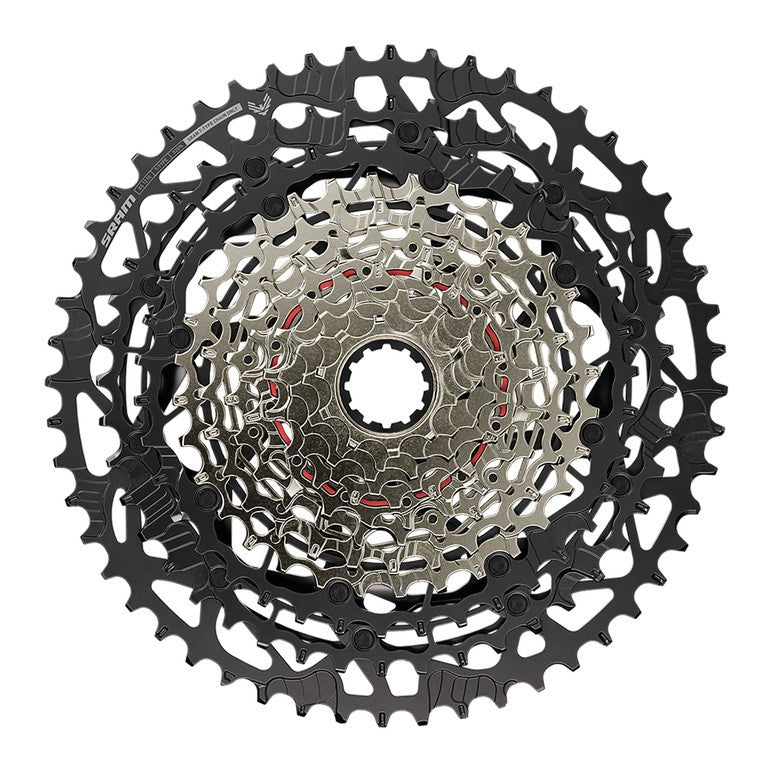 SRAM XS-1270 T-Type 12-fach Kassette, 10-52 Zähne, HG-Körper, vernickelt
