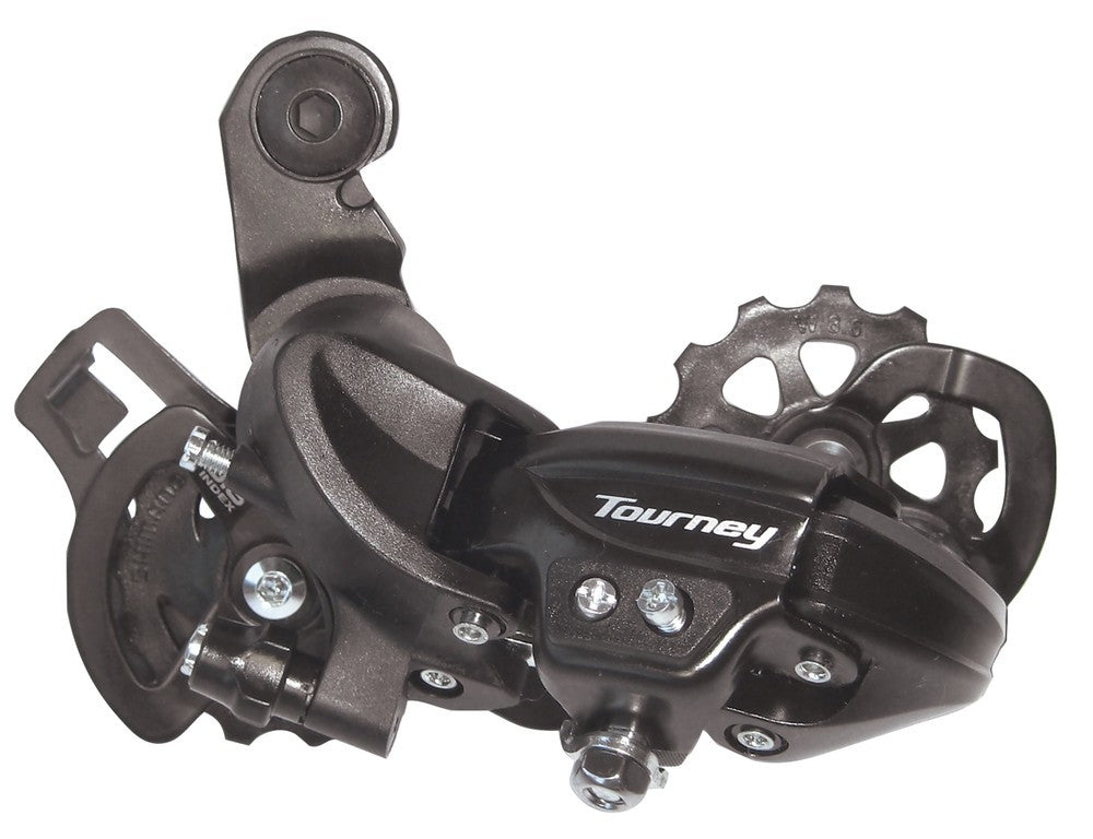 Tija de cambio Shimano Tourney RD-TY500 6/7 velocidades, adaptador de cadena, caja larga