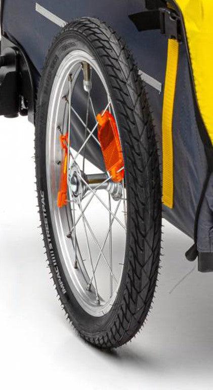 Ruota a raggi con copertone 16" per rimorchi 'Traveller'