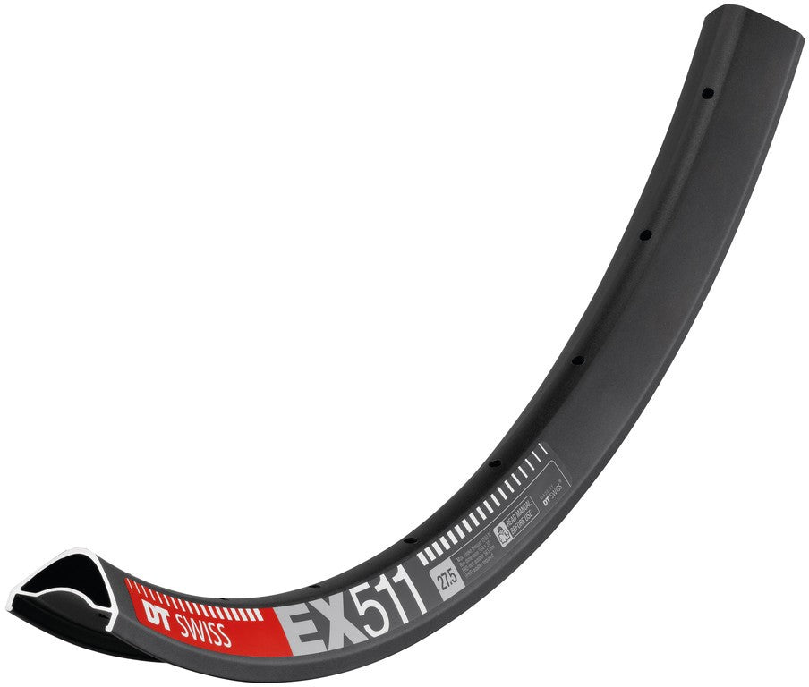 Cerchio DT Swiss EX 511 27.5", nero, 32 fori,584-30, LV 6,5mm
