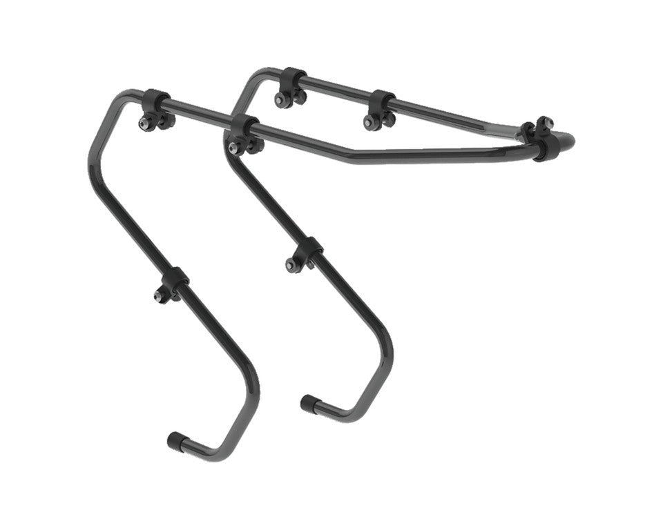 Portaequipajes negro Racktime Frontit, 26"/28"/29", Ø 12 mm