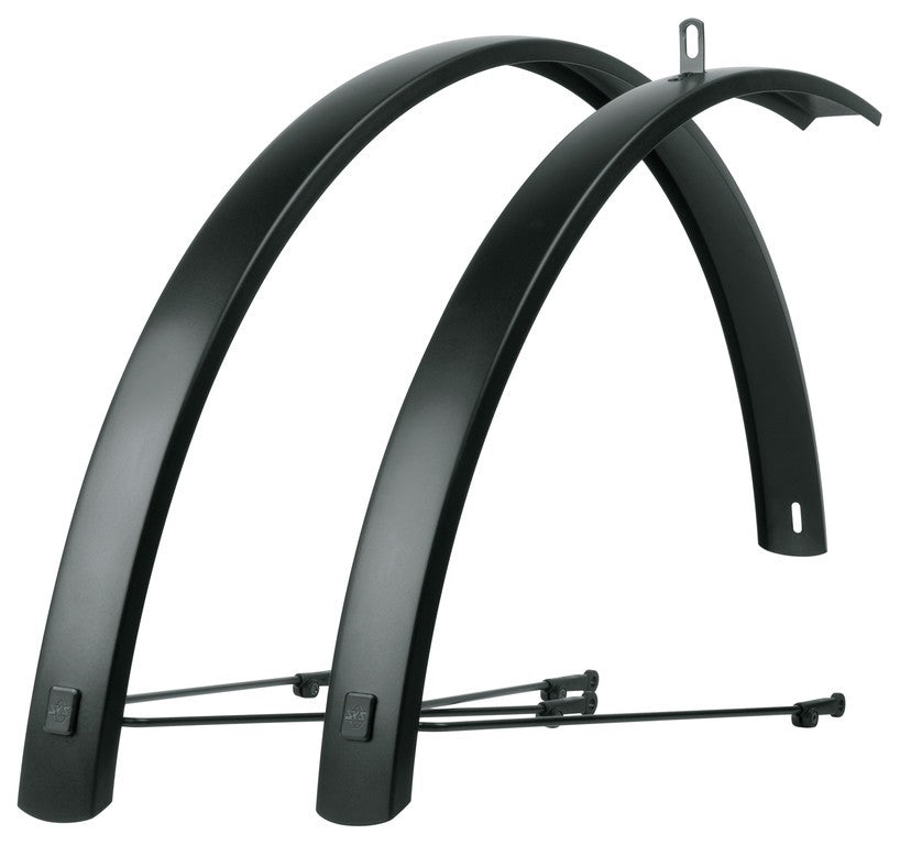 Guardabarros de trekking SKS 28" EDGE AL 46 46 mm, aluminio, negro op.