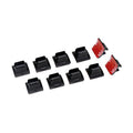 Clip di guida condotto freno SRAM p. cond. freno Stealth,incoll.,10 pz