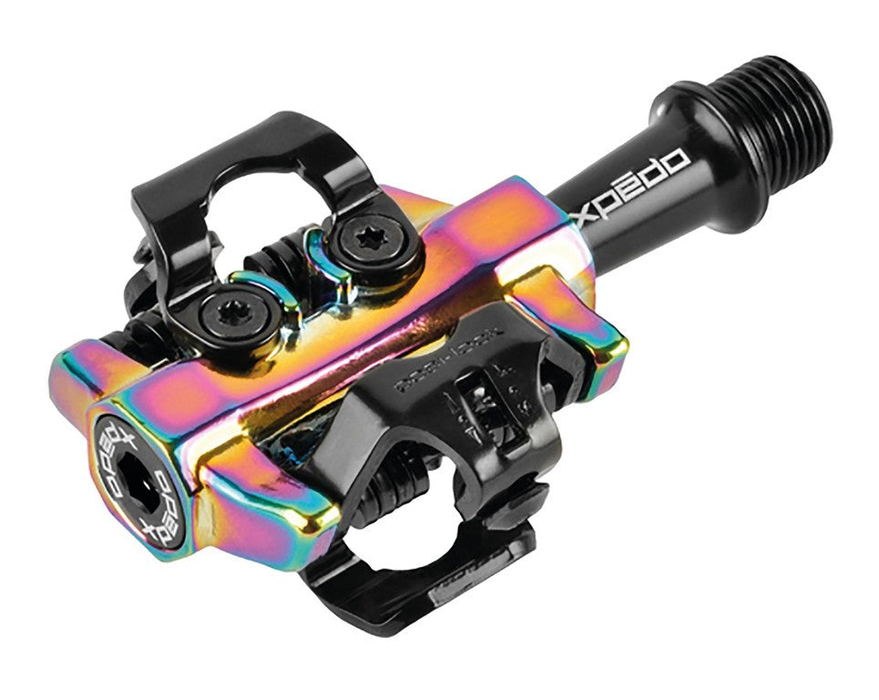 Pedale Xpedo Clipless CXR oilslick, 9/16", bilaterale XPT