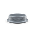 Posavasos de silicona Elite Reggy, gris, antideslizante