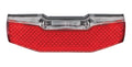 Luce post. LED p. e-bike AXA Blueline 6-12 V, fiss. portapacchi 80mm