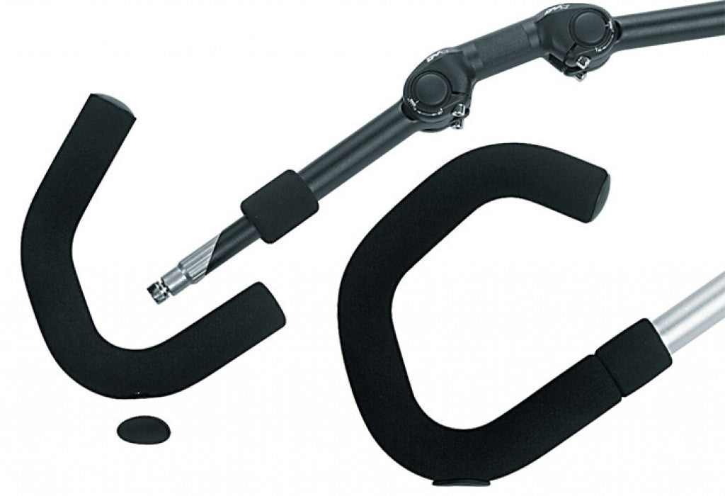 Funda de manillar Milano p. Comfort Ergotec, negra, longitud 382 mm, 22 x 4 mm, por par