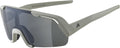 Alpina Rocket Youth Sportbrille in coolem Grau, schwarze verspiegelte Gläser, Kat. 3