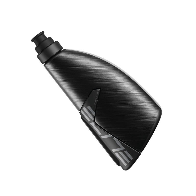 Borraccia + Halter Elite Crono CX 500ml, nr, supp. in carbonio, Aerobottle