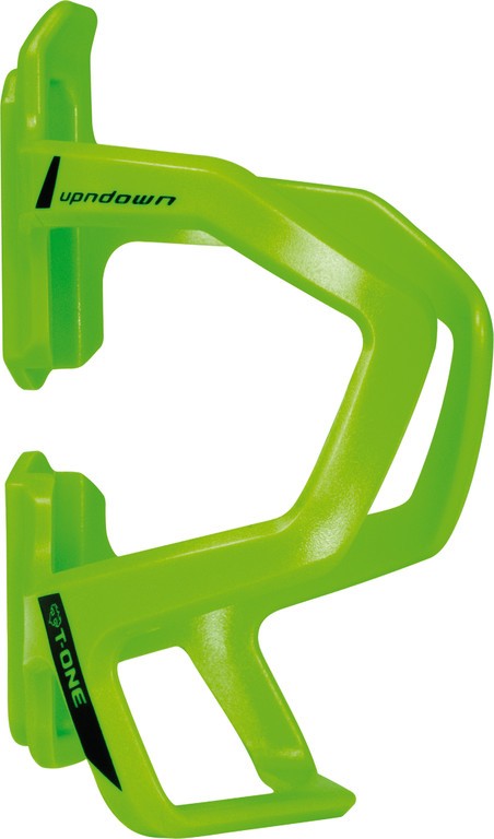 T-One Upndown höhenverstellbarer Wasserflaschenhalter aus Kunststoff, limettengrün