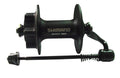 Mozzo fr. disco RA Shimano HBM475 100mm, 36 fori, nero, attacco a 6 fori