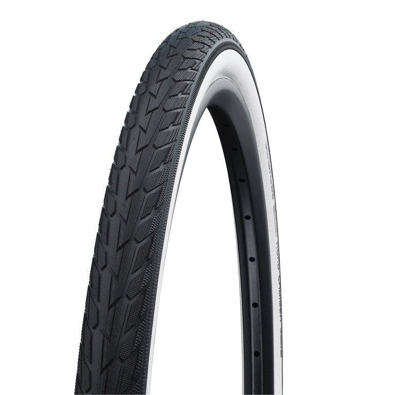 SCHWALBE ROAD CRUISER 28x1.60 700x40C (42 - 622) black / white GREEN