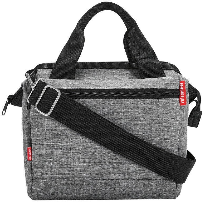 Borsa da manubrio KLICKfix Roomy twist silver,24x22x13cm,4l,630g,s.adatt.