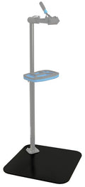 Piastra di base per supp. mont. 1693B acciaio, 572x572x12mm, 1693.4B