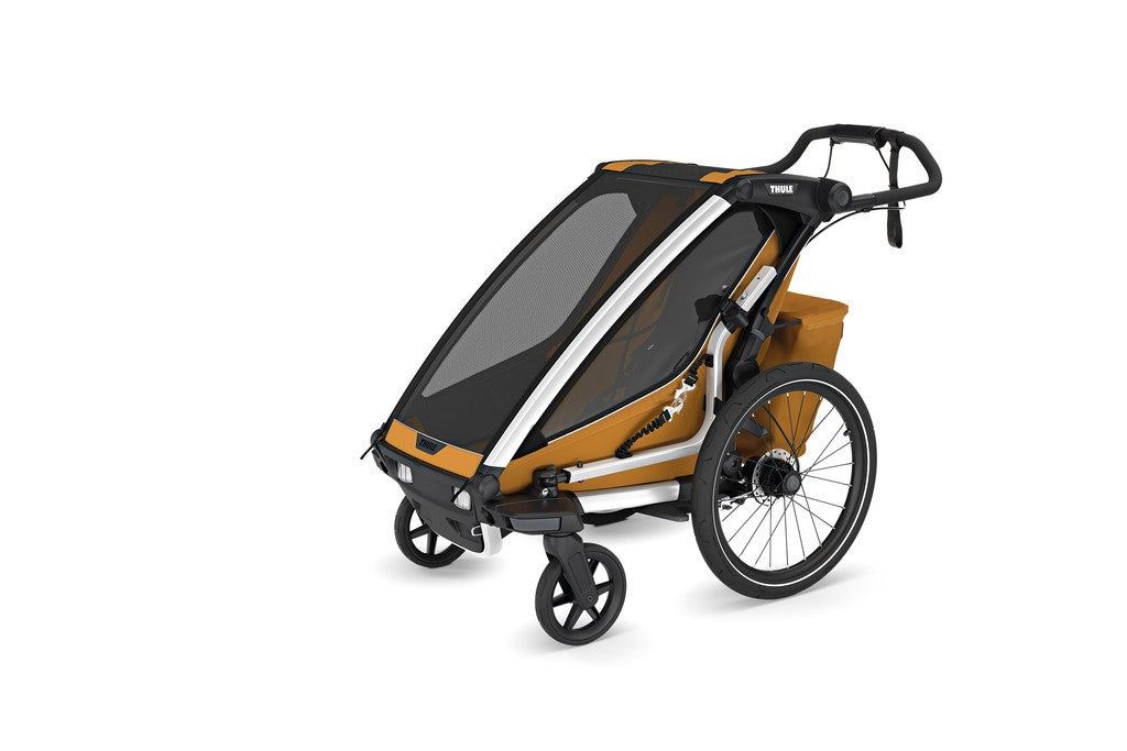 Rimorchio bambini Thule Chariot Sport 2 Singolo, oro naturale