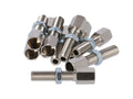 Befestigungsschraube M6 x 34 mm, Messing/Stahl, 10 Stück